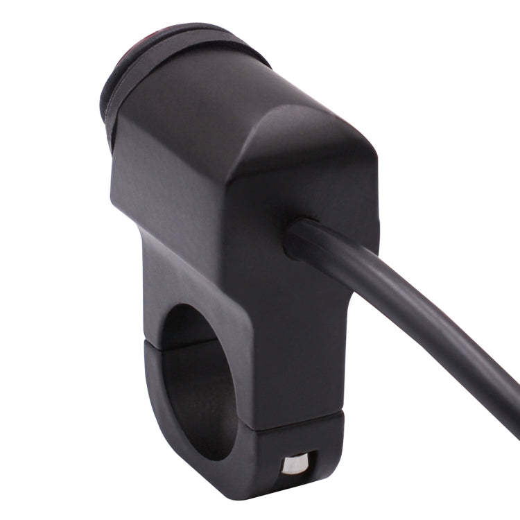 Motorcycle Headlight Auxiliary Light Waterproof Aluminum Alloy Single Flash Switches with Indicator Light - Electrical System by PMC TechLife | Online Shopping South Africa | PMC TechLife | Buy Now Pay Later Mobicred