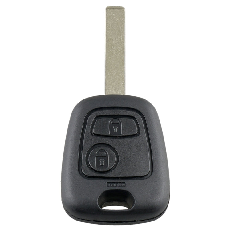 For PEUGEOT 206 / 307 2 Buttons Intelligent Remote Control Car Key with Integrated Chip & Battery, without Grooved, Frequency: 433MHz - Remote Car Key by PMC Jewellery | Online Shopping South Africa | PMC Jewellery | Buy Now Pay Later Mobicred