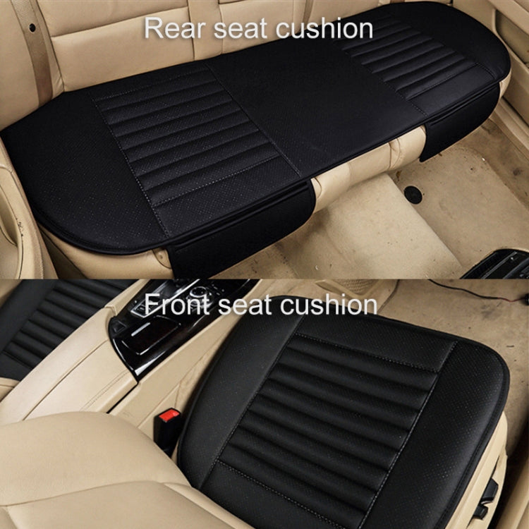 3 in 1 Car Four Seasons Universal Bamboo Charcoal Full Coverage Seat Cushion Seat Cover (Coffee) - Seat Accessories by PMC Jewellery | Online Shopping South Africa | PMC Jewellery | Buy Now Pay Later Mobicred