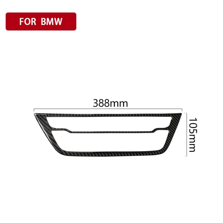 Car Carbon Fiber CD Panel Decorative Sticker for BMW 5 Series G38 528Li / 530Li / 540Li 2018 - Car Interior Mouldings by PMC Jewellery | Online Shopping South Africa | PMC Jewellery | Buy Now Pay Later Mobicred