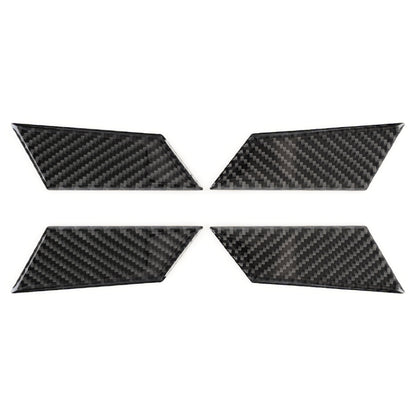 4 PCS Carbon Fiber Car Inner Door Bowl Decorative Sticker for Porsche Macan - Car Interior Mouldings by PMC Jewellery | Online Shopping South Africa | PMC Jewellery | Buy Now Pay Later Mobicred