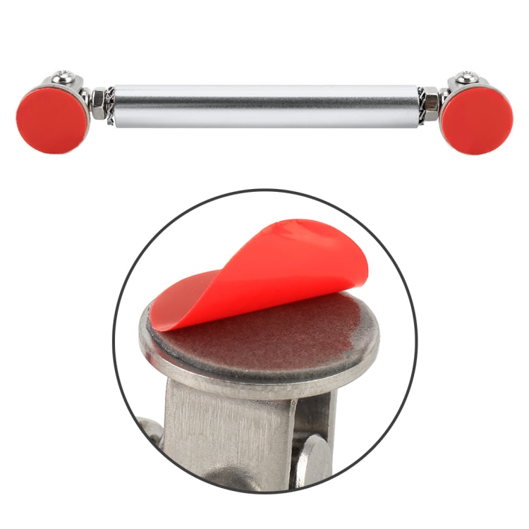 2 PCS Car Modification Adhesive Surrounded Rod Lever Front and Rear Bars Fixed Front Lip Back Shovel, Length: 10cm(Silver) - Trunk & Bumper Accessories by PMC TechLife | Online Shopping South Africa | PMC TechLife | Buy Now Pay Later Mobicred