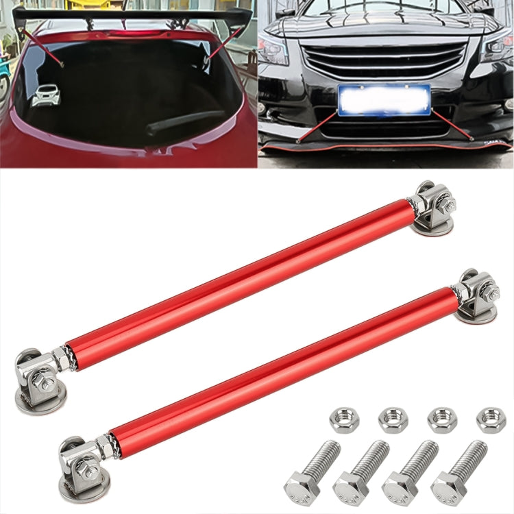 2 PCS Car Modification Adhesive Surrounded Rod Lever Front and Rear Bars Fixed Front Lip Back Shovel, Length: 15cm(Red) - Trunk & Bumper Accessories by PMC TechLife | Online Shopping South Africa | PMC TechLife | Buy Now Pay Later Mobicred