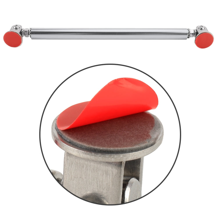 2 PCS Car Modification Adhesive Surrounded Rod Lever Front and Rear Bars Fixed Front Lip Back Shovel, Length: 15cm(Silver) - Trunk & Bumper Accessories by PMC TechLife | Online Shopping South Africa | PMC TechLife | Buy Now Pay Later Mobicred
