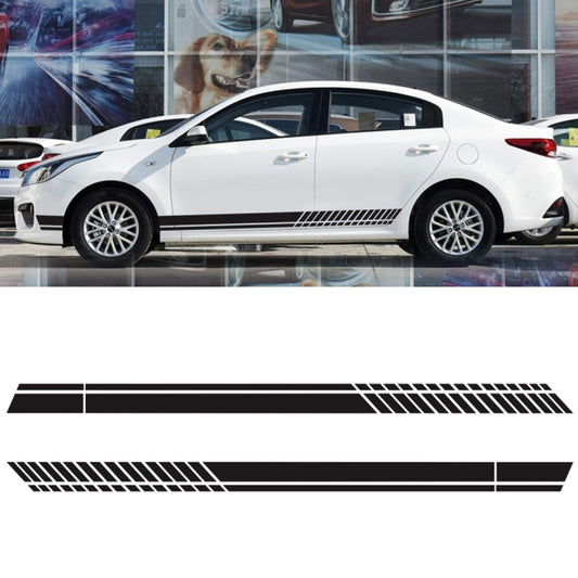 Car Styling Stripe PVC Sticker Auto Decorative Sticker (Black) - Decorative Sticker by PMC Jewellery | Online Shopping South Africa | PMC Jewellery | Buy Now Pay Later Mobicred