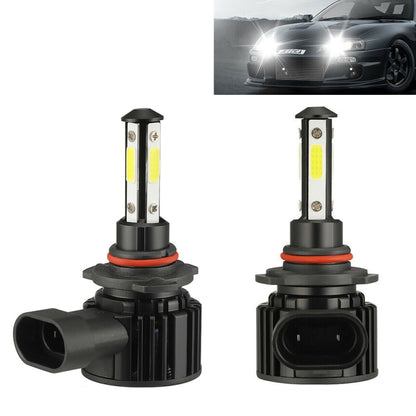 F8 9005 2 PCS 22W 3000LM 6000K Four Side DOB LED Headlight Fog Light Bulbs High Beam Conversion Kit DC 9-32V - LED Headlamps by PMC Jewellery | Online Shopping South Africa | PMC Jewellery | Buy Now Pay Later Mobicred