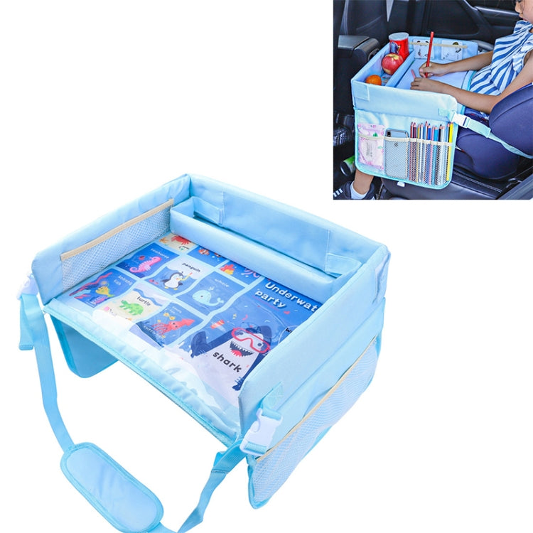 Children Waterproof Dining Table Toy Organizer Baby Safety Tray Tourist Painting Holder (Ocean World) - Seat Accessories by PMC Jewellery | Online Shopping South Africa | PMC Jewellery | Buy Now Pay Later Mobicred