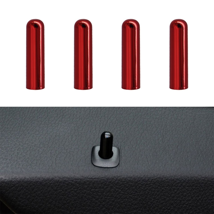 4 PCS Car Unlock Cover Door Bolt Door Handle for BMW X1 / X6(Red) - Car Switches by PMC Jewellery | Online Shopping South Africa | PMC Jewellery