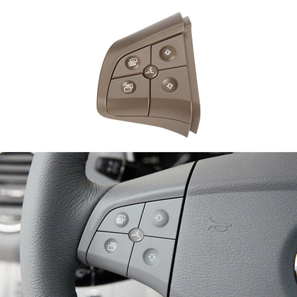 Car Left Side 5-button Steering Wheel Switch Buttons Panel 1648200010 for Mercedes-Benz W164, Left Driving (Coffee) - Car Switches by PMC Jewellery | Online Shopping South Africa | PMC Jewellery