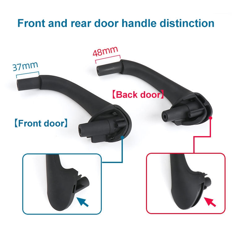 Car Front Right Inside Doors Handle Pull Trim Cover for Mercedes-Benz C-class W203 -2007, Left Driving (Grey) - Door Handles by PMC TechLife | Online Shopping South Africa | PMC TechLife