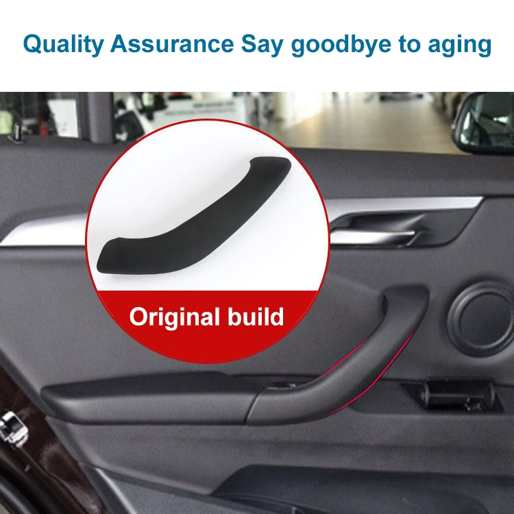 Car Left Side Inside Doors Handle Pull Trim Cover 51417417513 for BMW X1 2016-, Left Driving (Red) - Door Handles by PMC TechLife | Online Shopping South Africa | PMC TechLife | Buy Now Pay Later Mobicred