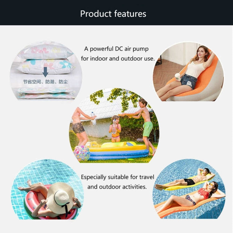 HT-426 USB Electric Air Pump for Rubber Boat Inflatable Bed (White) - Inflatable Pump by PMC TechLife | Online Shopping South Africa | PMC TechLife | Buy Now Pay Later Mobicred