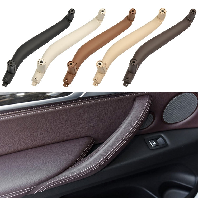 Car Left Side Inside Doors Handle Pull Trim Cover for BMW X5 / X6, Left Driving (Grey White) - Door Handles by PMC TechLife | Online Shopping South Africa | PMC TechLife | Buy Now Pay Later Mobicred