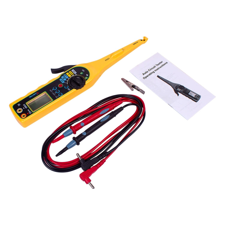 MS8211 Car Electric Circuit Tester (Yellow) - Electronic Test by PMC TechLife | Online Shopping South Africa | PMC TechLife | Buy Now Pay Later Mobicred