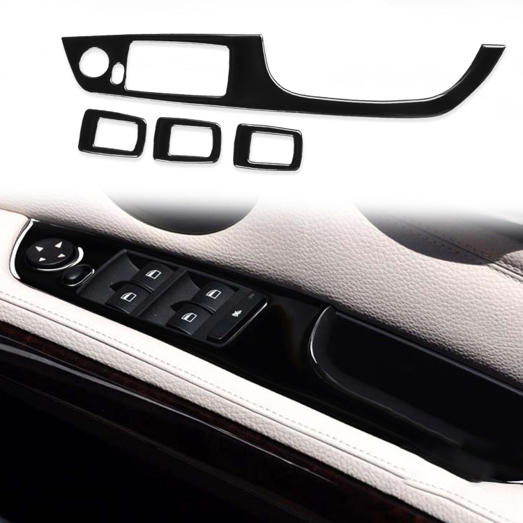 For BMW 3 Series E90/320i/325i 2005-2012 Car Right Drive Window Lifting Panel without Folding Key Decorative Sticker, Diameter: 35.8cm - Car Interior Mouldings by PMC Jewellery | Online Shopping South Africa | PMC Jewellery | Buy Now Pay Later Mobicred