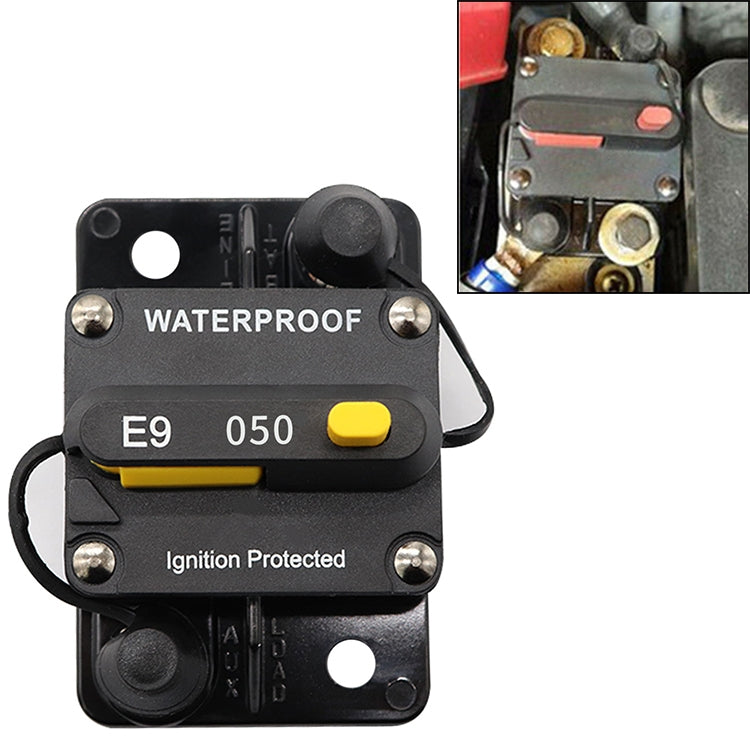 Off-road Vehicle / Automatic 50A Manual Circuit Breaker Overcurrent Protector - Engine Fittings by PMC TechLife | Online Shopping South Africa | PMC TechLife | Buy Now Pay Later Mobicred