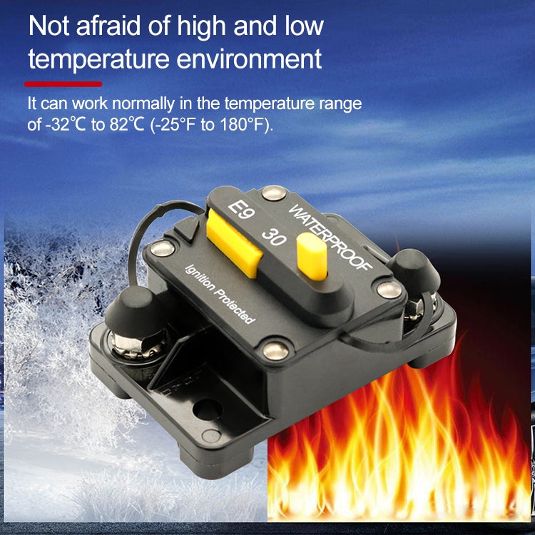 Off-road Vehicle / Automatic 50A Manual Circuit Breaker Overcurrent Protector - Engine Fittings by PMC TechLife | Online Shopping South Africa | PMC TechLife | Buy Now Pay Later Mobicred