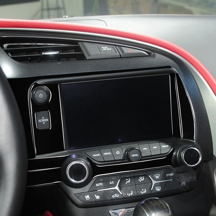 For Chevrolet Corvette C7 2014-2019 Car Central Control Decorative Sticker, Left Drive - Car Interior Mouldings by PMC TechLife | Online Shopping South Africa | PMC TechLife | Buy Now Pay Later Mobicred