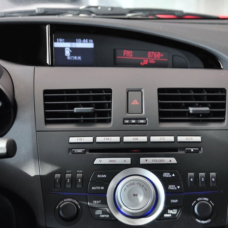 For Mazda 3 Axela 2010-2013 Car Central Display Screen Decorative Sticker, Left Drive - Car Interior Mouldings by PMC TechLife | Online Shopping South Africa | PMC TechLife | Buy Now Pay Later Mobicred
