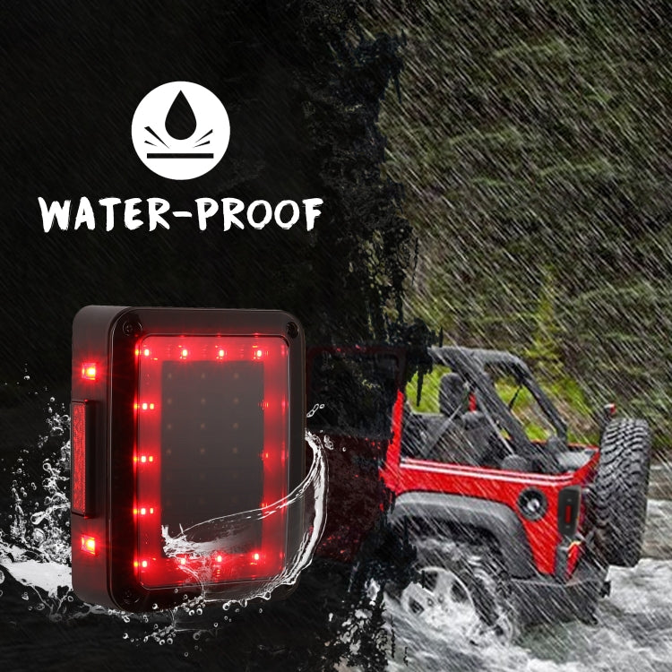 2 PCS Car Angel Eye Reversing Lights / Turn Light / Tail Light  for US Version Jeep Wrangler JK 2007-2017 - Arrow Turn Lights by PMC Jewellery | Online Shopping South Africa | PMC Jewellery | Buy Now Pay Later Mobicred