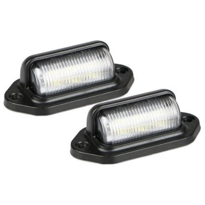 2 PCS Car Van Bus Trailer LED Taillight Side Light 12-24V 6LEDs License Plate Light - Arrow Turn Lights by PMC Jewellery | Online Shopping South Africa | PMC Jewellery | Buy Now Pay Later Mobicred