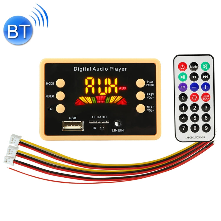 Car 5V Color Screen Audio MP3 Player Decoder Board FM Radio TF Card USB, with Bluetooth Function & Remote Control - Car MP3 & MP4 & MP5 by PMC Jewellery | Online Shopping South Africa | PMC Jewellery | Buy Now Pay Later Mobicred