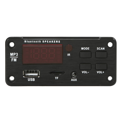 Car 12V Color Screen Display Bluetooth 5.0 Audio MP3 Player Decoder Board FM Radio TF Card USB 3.5mm AUX, with Remote Control - Car MP3 & MP4 & MP5 by PMC Jewellery | Online Shopping South Africa | PMC Jewellery | Buy Now Pay Later Mobicred