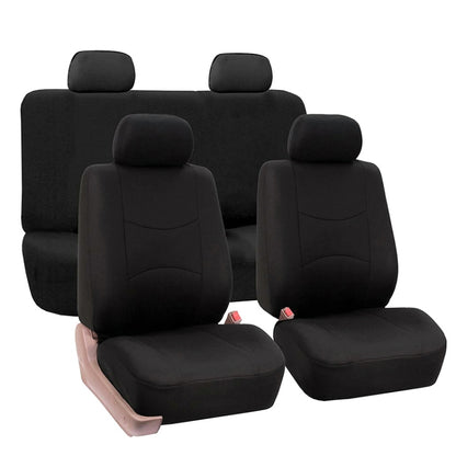 9 in 1 Universal Four Seasons Anti-Slippery Cushion Mat Set for 5 Seat Car, Style:Ordinary (Black) - Seat Accessories by PMC Jewellery | Online Shopping South Africa | PMC Jewellery | Buy Now Pay Later Mobicred