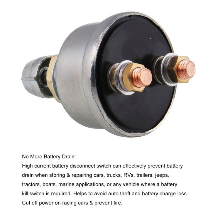 12V 125A Master Battery Disconnect Battery Switch Power Isolator Cut Off Kill Switch for UVT ATV Marine - Car Switches by PMC TechLife | Online Shopping South Africa | PMC TechLife | Buy Now Pay Later Mobicred