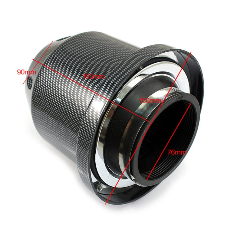 XH-UN005 Car Universal Modified High Flow Mushroom Head Style Intake Filter for 76mm Air Filter (Silver) - Air Intake System by PMC TechLife | Online Shopping South Africa | PMC TechLife | Buy Now Pay Later Mobicred