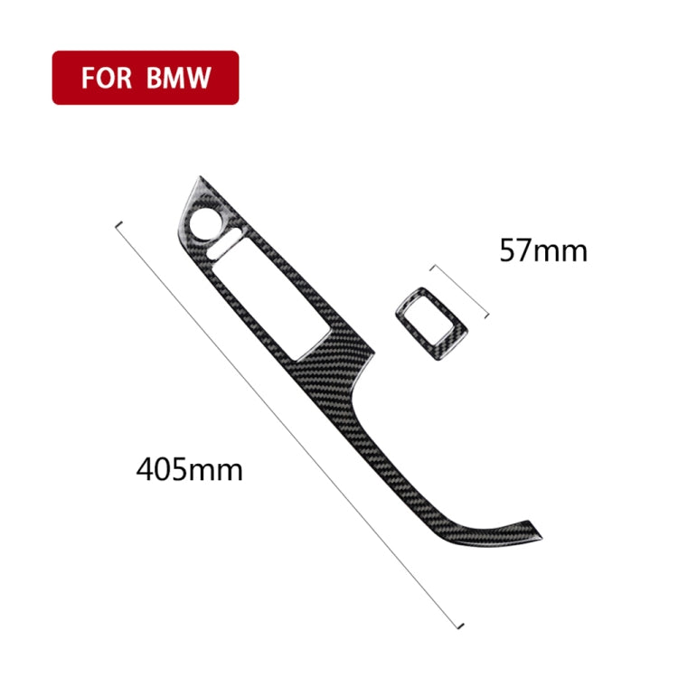 2 in 1 Carbon Fiber Car Right Driving Lifting Panel Decorative Sticker for BMW E92 2005-2012 - Car Interior Mouldings by PMC TechLife | Online Shopping South Africa | PMC TechLife | Buy Now Pay Later Mobicred