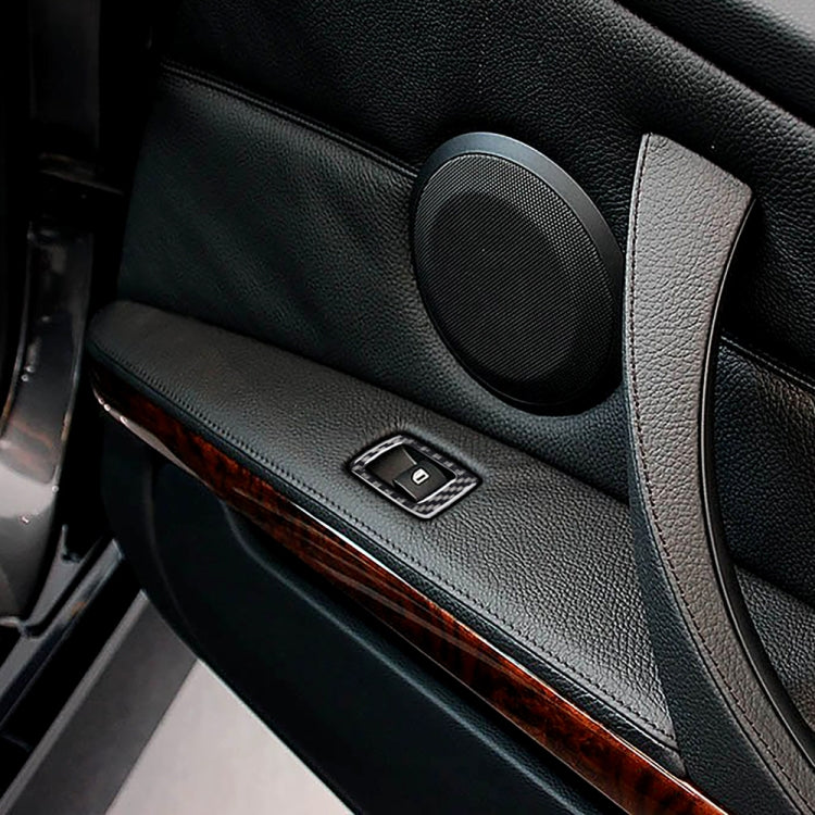 2 in 1 Carbon Fiber Car Right Driving Lifting Panel Decorative Sticker for BMW E92 2005-2012 - Car Interior Mouldings by PMC TechLife | Online Shopping South Africa | PMC TechLife | Buy Now Pay Later Mobicred