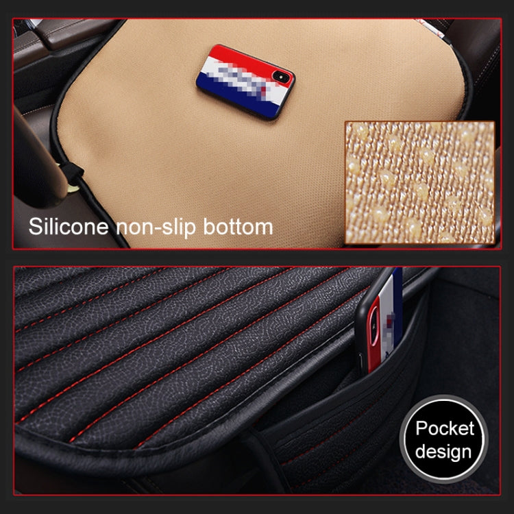 3 in 1 Car Seat Cushion Free Binding Half Inclusive Seat Mat Set (Blue) - Seat Accessories by PMC TechLife | Online Shopping South Africa | PMC TechLife | Buy Now Pay Later Mobicred