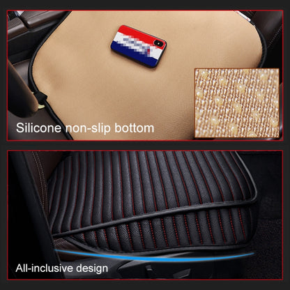 3 in 1 Car Seat Cushion Free Binding All Inclusive Seat Mat Set (Black) - Seat Accessories by PMC Jewellery | Online Shopping South Africa | PMC Jewellery | Buy Now Pay Later Mobicred