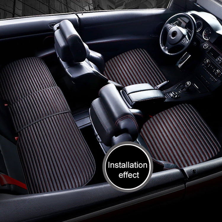 3 in 1 Car Seat Cushion Free Binding All Inclusive Seat Mat Set (Black) - Seat Accessories by PMC TechLife | Online Shopping South Africa | PMC TechLife | Buy Now Pay Later Mobicred