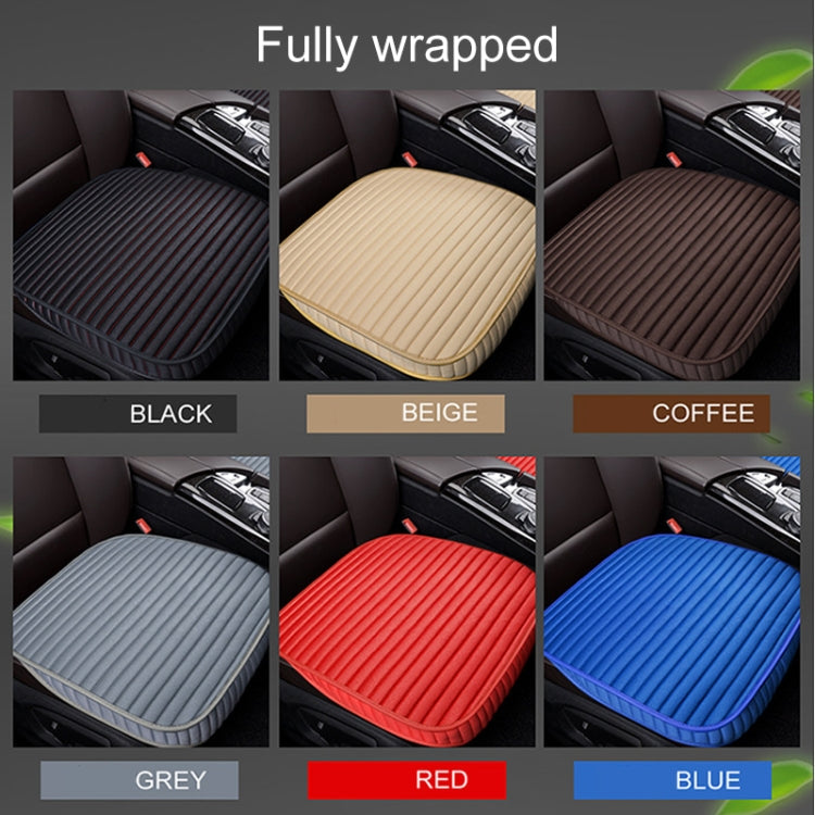 3 in 1 Car Seat Cushion Free Binding All Inclusive Seat Mat Set (Coffee) - Seat Accessories by PMC Jewellery | Online Shopping South Africa | PMC Jewellery | Buy Now Pay Later Mobicred