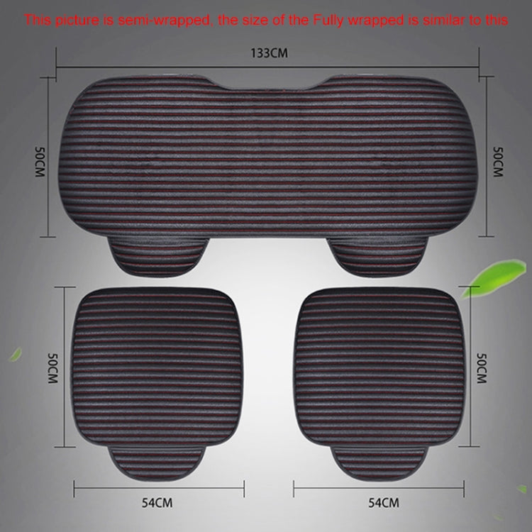 3 in 1 Car Seat Cushion Free Binding All Inclusive Seat Mat Set (Blue) - Seat Accessories by PMC TechLife | Online Shopping South Africa | PMC TechLife | Buy Now Pay Later Mobicred