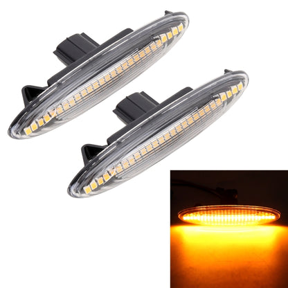 2 PCS DC12V / 5W Car LED Dynamic Blinker Side Lights Flowing Water Turn Signal Light for Lexus, Amber Light (Transparent) - Arrow Turn Lights by PMC Jewellery | Online Shopping South Africa | PMC Jewellery | Buy Now Pay Later Mobicred