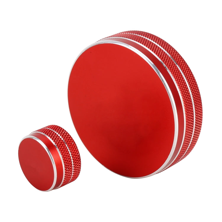 2 PCS Car Metal Central Control Knob Case for Cadillac (Red) - Decoration Rings by PMC TechLife | Online Shopping South Africa | PMC TechLife | Buy Now Pay Later Mobicred