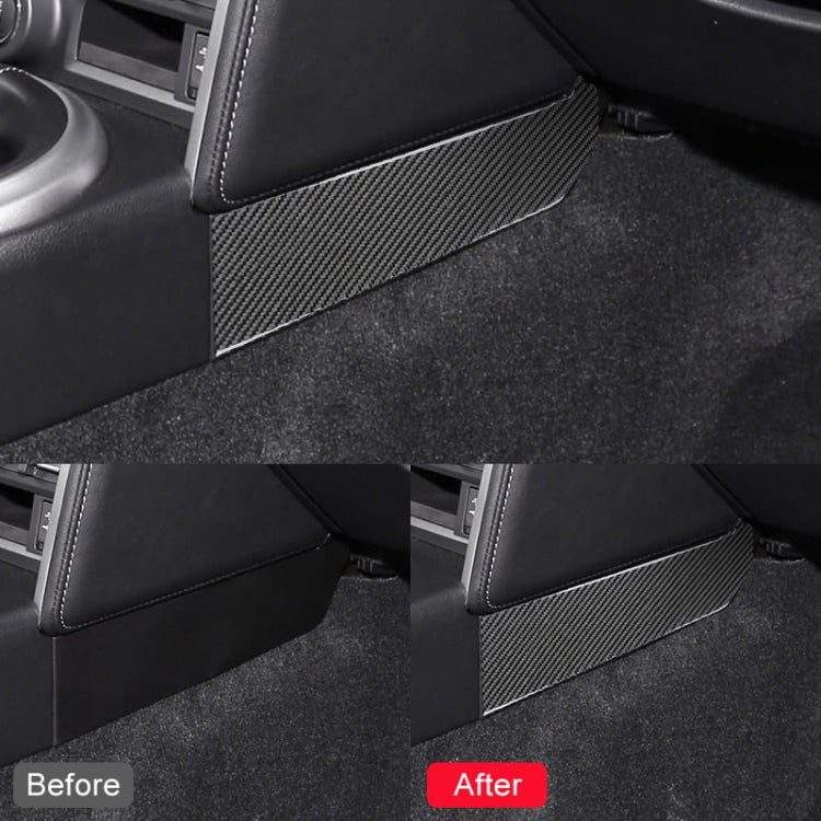 Car Carbon Fiber Central Control Side Gear Position Decorative Sticker for Subaru BRZ / Toyota 86 2013-2020, Left and Right Drive Universal (Black) - Car Interior Mouldings by PMC Jewellery | Online Shopping South Africa | PMC Jewellery | Buy Now Pay Later Mobicred