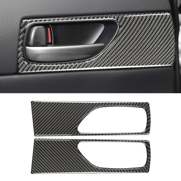 Car Carbon Fiber Rear Door Handle Decorative Sticker for Lexus IS250 2013-, Left Drive - Car Interior Mouldings by PMC Jewellery | Online Shopping South Africa | PMC Jewellery | Buy Now Pay Later Mobicred