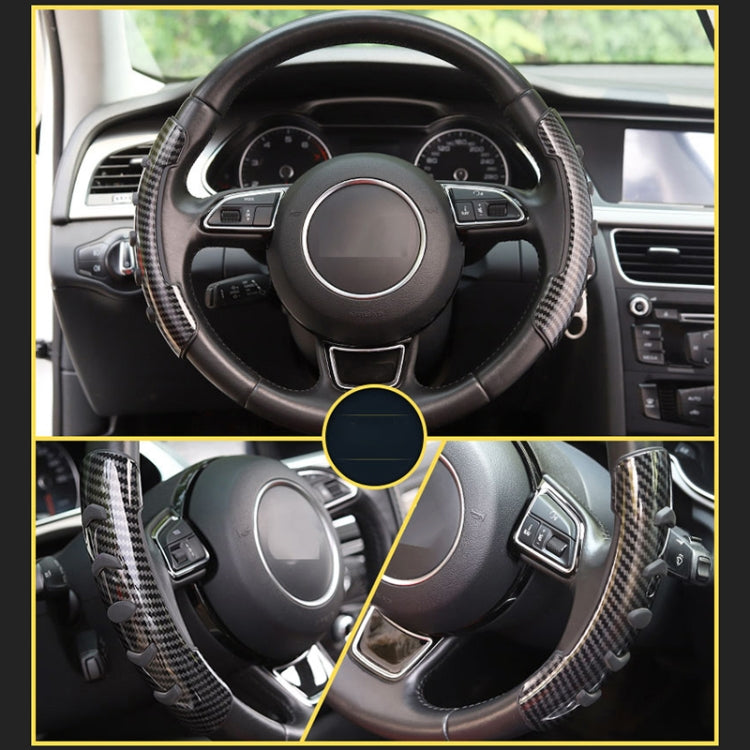 Car Steering Wheel Booster Wheel Spinner Knob Cover (Carbon Fiber Black) - Steering Wheel Accessories by PMC Jewellery | Online Shopping South Africa | PMC Jewellery | Buy Now Pay Later Mobicred