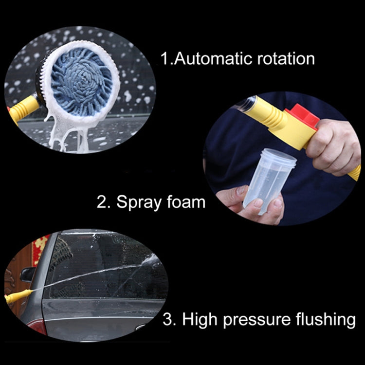 Car Cleaning Tools Chenille Automatic Rotating Car Wash Brush, Style: Single Water Brush - Car washing supplies by PMC Jewellery | Online Shopping South Africa | PMC Jewellery | Buy Now Pay Later Mobicred