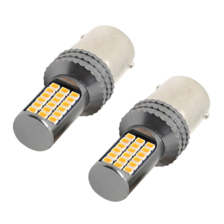 2 PCS 1156 / BA15S DC12V / 5W Car Turn Lights / Reversing Lights / Brake Lights with 36LEDs SMD-2025 Lamps (Yellow Light) - Brake Lights by PMC Jewellery | Online Shopping South Africa | PMC Jewellery | Buy Now Pay Later Mobicred