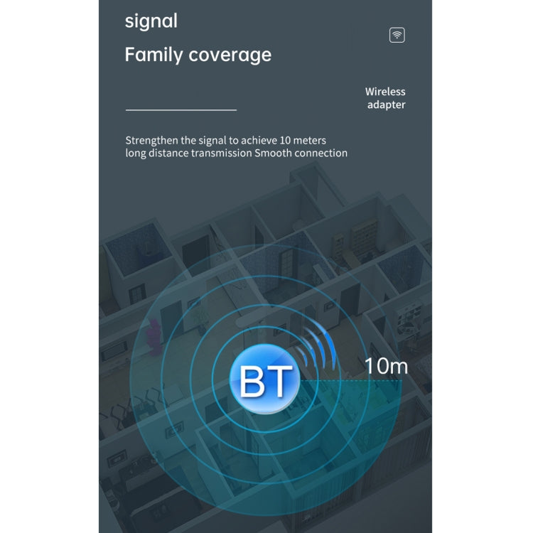 T-13 Bluetooth 5.0 LCD Digital Display Bluetooth Adapter Receiver Transmitter(Black) - free shipping - PMC Jewellery - Order now!