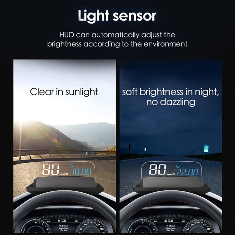 H400G Car 3.5 inch GPS Mode HUD Head-up Display Support Speed / Time / Distance Display - Head Up Display System by PMC TechLife | Online Shopping South Africa | PMC TechLife | Buy Now Pay Later Mobicred