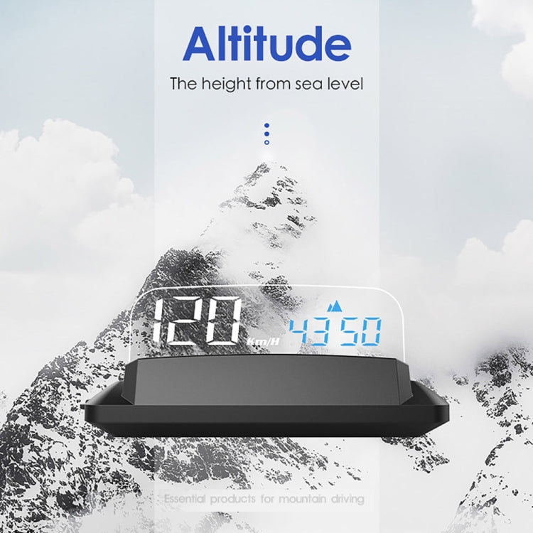 H400G Car 3.5 inch GPS Mode HUD Head-up Display Support Speed / Time / Distance Display - Head Up Display System by PMC TechLife | Online Shopping South Africa | PMC TechLife | Buy Now Pay Later Mobicred