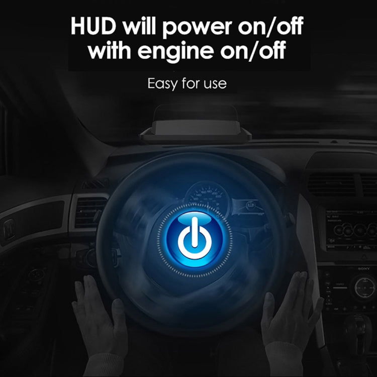 H400G Car 3.5 inch GPS Mode HUD Head-up Display Support Speed / Time / Distance Display - Head Up Display System by PMC TechLife | Online Shopping South Africa | PMC TechLife | Buy Now Pay Later Mobicred
