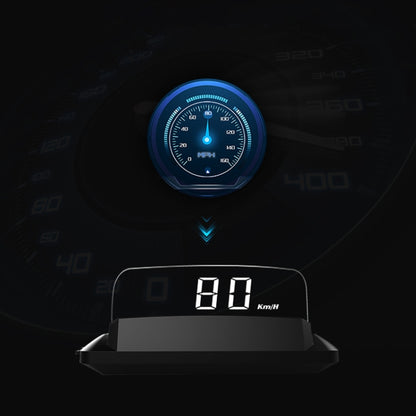 H408C Car 3.7 inch OBD Mode HUD Head-up Display Support Water Temperature Alarm Voltage Alarm - Head Up Display System by PMC Jewellery | Online Shopping South Africa | PMC Jewellery | Buy Now Pay Later Mobicred