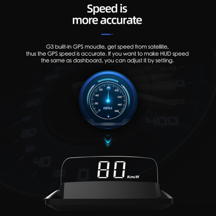 H408S Car 3.7 inch OBD Mode HUD Head-up Display Support Engine Failure Alarm / Water Temperature Alarm Voltage Alarm - Head Up Display System by PMC Jewellery | Online Shopping South Africa | PMC Jewellery | Buy Now Pay Later Mobicred